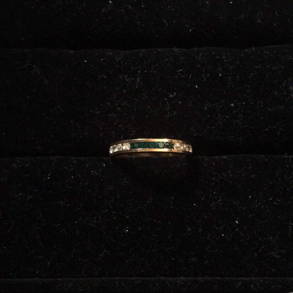 Gold and Green Ring